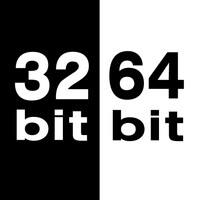 32-bit or 64-bit icon