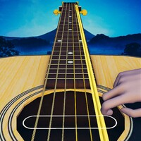 Acoustic electric guitar game icon