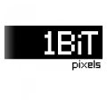 1 bit pixels icon