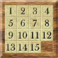 15 Puzzle Wooden Free icon