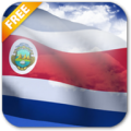 3D Costa Rica Flag LWP icon
