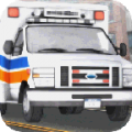 Ambulance Driving 3D icon