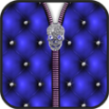 Skull Zipper Screen Lock icon