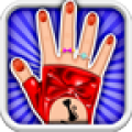 Art nail makeup icon