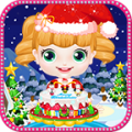Baby Christmas Cake icon