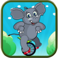 Biker Elephant icon
