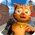 Cat Subway Run: Leo Cat vs Dog icon