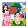 Change Diapers And Feeding Baby icon