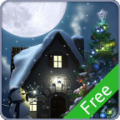 Christmas Moon free icon