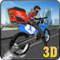 City Pizza Delivery Guy 3D icon