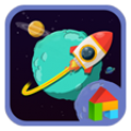 Colorful Space Travel icon