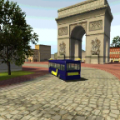 Countries bus trip 3D icon