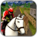 Crazy Horseback Riding Free icon