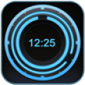 Digital Clock Disc Widget icon