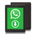 Download Whatsapp on Tablet icon