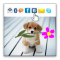 Draw and send icon