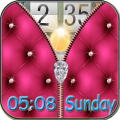Diamond Zipper Screen Lock icon