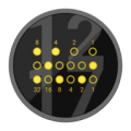 Elegant Binary Watch Face icon