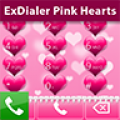 exDialer Pink Hearts Theme icon