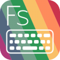 Flat Style Colored Keyboard icon