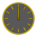 Glossy Analog Clock Widget icon