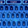 GO Keyboard Neon Blue icon