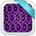 GO Keyboard Themes Purple Neon 4.172.105.81