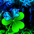 GO Launcher Theme green smoke icon