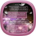 GO SMS Crystal Butterfly Theme icon