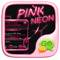 GO SMS Pink Neon icon