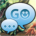 GO SMS Pro Theme dinosaur icon