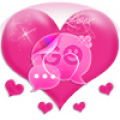 GO SMS Pro Theme Pink Love icon