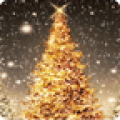 Golden Christmas icon