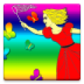 Happy Princess Coloring icon