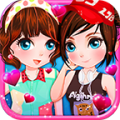 Holiday dressup game icon