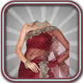 Indian Saree Photo Suit icon