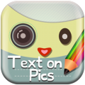 Kawaii Text on Pics Editor App icon