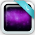 Keyboard Color Black and Purple Free icon