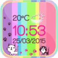 Kitty Weather Clock icon