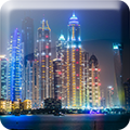 Dubai Night Live Wallpaper icon
