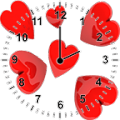 Love Heart Analog Clock Widget icon