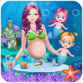 Mermaid Give a Birth First Baby 5.5