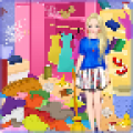 Messy House Bedroom Cleaning icon