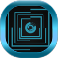 Neon Blue Tech Go Theme icon