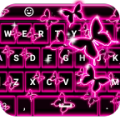 Neon Butterflies Keyboard 1.307.1.155