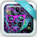 Neon Hipster Keyboard icon