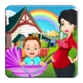 New born Talking Baby icon