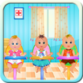 Nurse Caring Newborn Babies icon