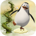 Penguin jump icon