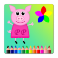 Peppa Coloring Book 2.0 icon